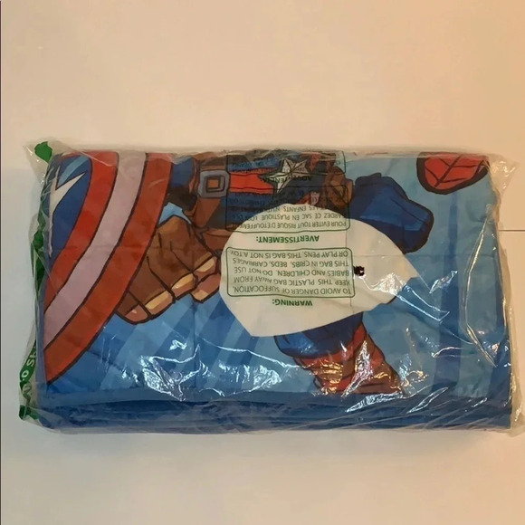 Marvel Captain America Throw Blanket Avengers Fleece New - Picture 3 of 8